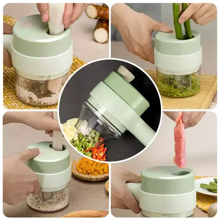 MiniChop Pro™-Picadora de verduras eléctrica portátil