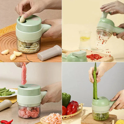 MiniChop Pro™-Picadora de verduras eléctrica portátil