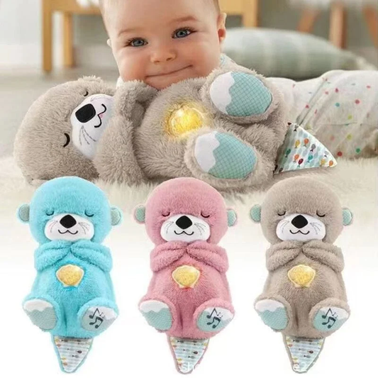NutriSueños™-Nutria de Peluche Calmante Azul 
